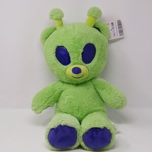 Build-A-Bear Bear-lien Alien Bear Green 18" Tall With Tags Great Condition